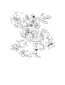 Mower Deck parts for Craftsman Front-Engine Lawn Tractor 917276642 from AppliancePartsPros.com
