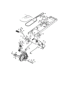 Ground Drive parts for Craftsman Front-Engine Lawn Tractor 917276680 from AppliancePartsPros.com