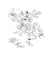 Mower Deck parts for Craftsman Front-Engine Lawn Tractor 917276680 from AppliancePartsPros.com