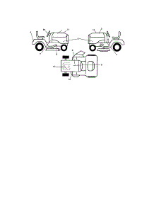 Decals parts for Craftsman Front-Engine Lawn Tractor 917276681 from AppliancePartsPros.com