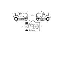 Decals parts for Craftsman Front-Engine Lawn Tractor 917276682 from AppliancePartsPros.com