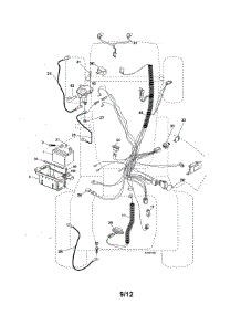 Electrical parts for Craftsman Front-Engine Lawn Tractor 917276700 from AppliancePartsPros.com