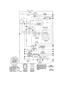Schematic Diagram parts for Craftsman Front-Engine Lawn Tractor 917276700 from AppliancePartsPros.com