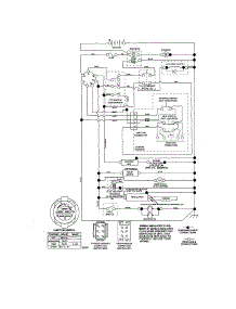 Schematic-Tractor parts for Craftsman Front-Engine Lawn Tractor 917276701 from AppliancePartsPros.com