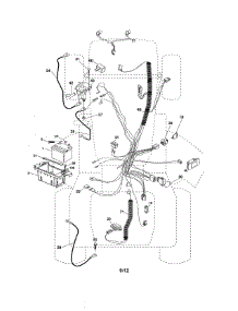 Electrical parts for Craftsman Front-Engine Lawn Tractor 917276703 from AppliancePartsPros.com