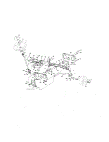 Steering parts for Craftsman Front-Engine Lawn Tractor 917276703 from AppliancePartsPros.com