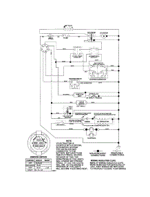 Schematic parts for Craftsman Front-Engine Lawn Tractor 917276750 from AppliancePartsPros.com