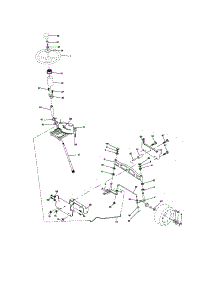 Steering Assembly parts for Craftsman Front-Engine Lawn Tractor 917276751 from AppliancePartsPros.com
