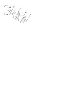 Wheels And Tires parts for Craftsman Front-Engine Lawn Tractor 917276751 from AppliancePartsPros.com