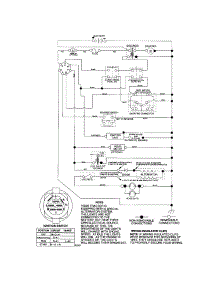 Schematic-Tractor parts for Craftsman Front-Engine Lawn Tractor 917276751 from AppliancePartsPros.com