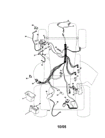 Electrical parts for Craftsman Front-Engine Lawn Tractor 917276760 from AppliancePartsPros.com