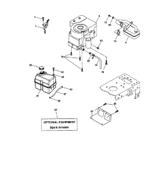 Engine parts for Craftsman Front-Engine Lawn Tractor 917276760 from AppliancePartsPros.com
