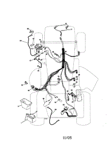 Electrical parts for Craftsman Front-Engine Lawn Tractor 917276761 from AppliancePartsPros.com