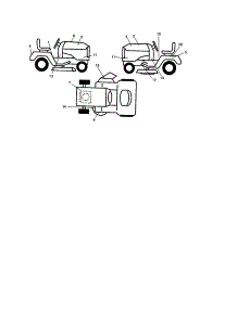 Decals parts for Craftsman Front-Engine Lawn Tractor 917276761 from AppliancePartsPros.com