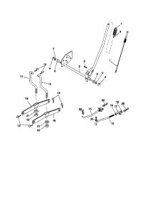 Lift Assembly parts for Craftsman Front-Engine Lawn Tractor 917276761 from AppliancePartsPros.com