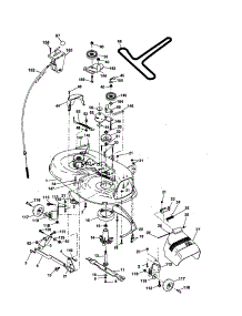 Mower Deck parts for Craftsman Front-Engine Lawn Tractor 917276761 from AppliancePartsPros.com