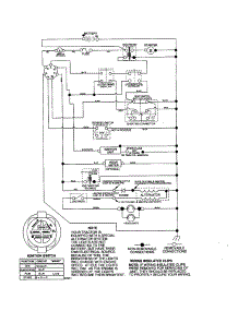 Schematic parts for Craftsman Front-Engine Lawn Tractor 917276761 from AppliancePartsPros.com