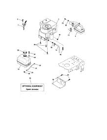 Engine parts for Craftsman Front-Engine Lawn Tractor 917276780 from AppliancePartsPros.com