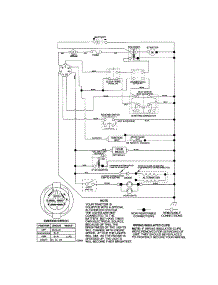 Schematic-Tractor parts for Craftsman Front-Engine Lawn Tractor 917276781 from AppliancePartsPros.com