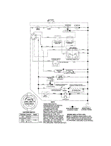 Schematic-Tractor parts for Craftsman Front-Engine Lawn Tractor 917276782 from AppliancePartsPros.com