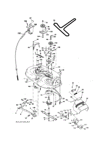 Mower Deck parts for Craftsman Front-Engine Lawn Tractor 917276784 from AppliancePartsPros.com