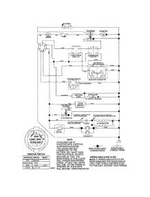Schematic Diagram parts for Craftsman Front-Engine Lawn Tractor 917276784 from AppliancePartsPros.com