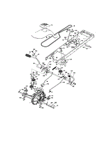 Ground Drive parts for Craftsman Front-Engine Lawn Tractor 917276800 from AppliancePartsPros.com