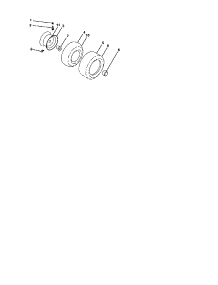 Wheels And Tires parts for Craftsman Front-Engine Lawn Tractor 917276800 from AppliancePartsPros.com