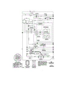 Schematic-Tractor parts for Craftsman Front-Engine Lawn Tractor 917276801 from AppliancePartsPros.com