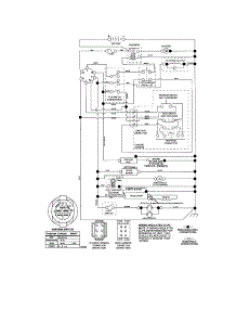 Schematic-Tractor parts for Craftsman Front-Engine Lawn Tractor 917276802 from AppliancePartsPros.com