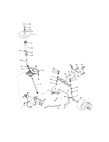 Steering Assembly parts for Craftsman Front-Engine Lawn Tractor 917276813 from AppliancePartsPros.com