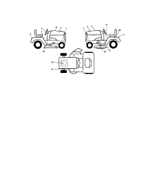 Decals parts for Craftsman Front-Engine Lawn Tractor 917276814 from AppliancePartsPros.com