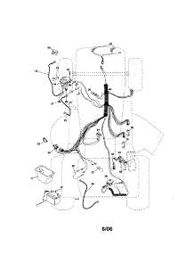 Electrical parts for Craftsman Front-Engine Lawn Tractor 917276816 from AppliancePartsPros.com