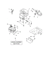 Engine parts for Craftsman Front-Engine Lawn Tractor 917276817 from AppliancePartsPros.com