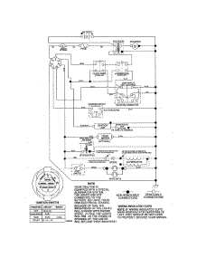 Schematic Diagram parts for Craftsman Front-Engine Lawn Tractor 917276817 from AppliancePartsPros.com
