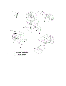 Engine parts for Craftsman Front-Engine Lawn Tractor 917276820 from AppliancePartsPros.com