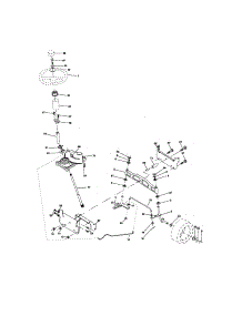 Steering Assembly parts for Craftsman Front-Engine Lawn Tractor 917276821 from AppliancePartsPros.com