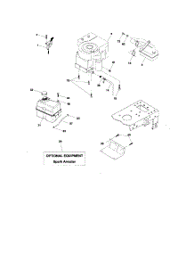 Engine parts for Craftsman Front-Engine Lawn Tractor 917276821 from AppliancePartsPros.com