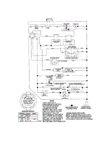 Schematic parts for Craftsman Front-Engine Lawn Tractor 917276821 from AppliancePartsPros.com