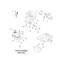 Engine parts for Craftsman Front-Engine Lawn Tractor 917276823 from AppliancePartsPros.com
