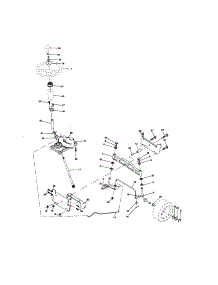 Steering Assembly parts for Craftsman Front-Engine Lawn Tractor 917276824 from AppliancePartsPros.com