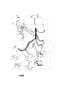 Electrical parts for Craftsman Front-Engine Lawn Tractor 917276825 from AppliancePartsPros.com