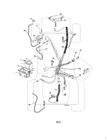 Electrical parts for Craftsman Front-Engine Lawn Tractor 917276844 from AppliancePartsPros.com