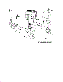 Engine parts for Craftsman Front-Engine Lawn Tractor 917276845 from AppliancePartsPros.com