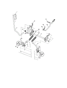 Lift Assembly parts for Craftsman Front-Engine Lawn Tractor 917276860 from AppliancePartsPros.com