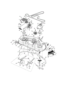 Mower Deck parts for Craftsman Front-Engine Lawn Tractor 917276860 from AppliancePartsPros.com