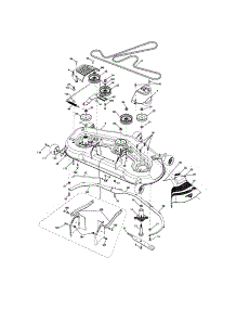 Mower Deck parts for Craftsman Front-Engine Lawn Tractor 917276861 from AppliancePartsPros.com
