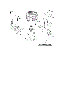 Engine parts for Craftsman Front-Engine Lawn Tractor 917276862 from AppliancePartsPros.com