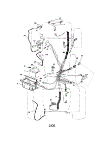 Electrical parts for Craftsman Front-Engine Lawn Tractor 917276863 from AppliancePartsPros.com