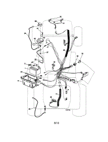 Electrical parts for Craftsman Front-Engine Lawn Tractor 917276864 from AppliancePartsPros.com